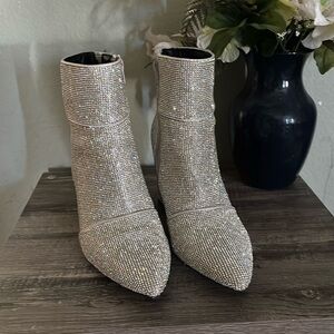 Glitter Ankle Booties